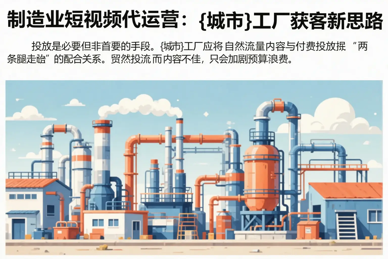 制造业短视频代运营:永兴工厂获客新思路